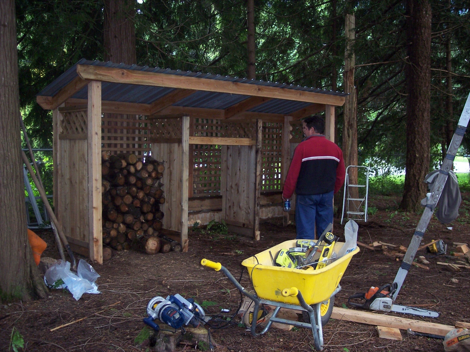 Building a Wood Shed